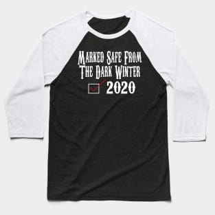 Marked Safe From The Dark Winter Presidential Debate 2020 Election Baseball T-Shirt